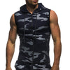 Camouflage Printed Hooded fitness